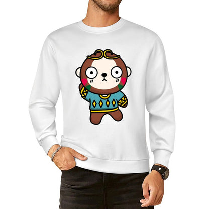 Front Patterned Long Sleeve TopStreetLine Neutral