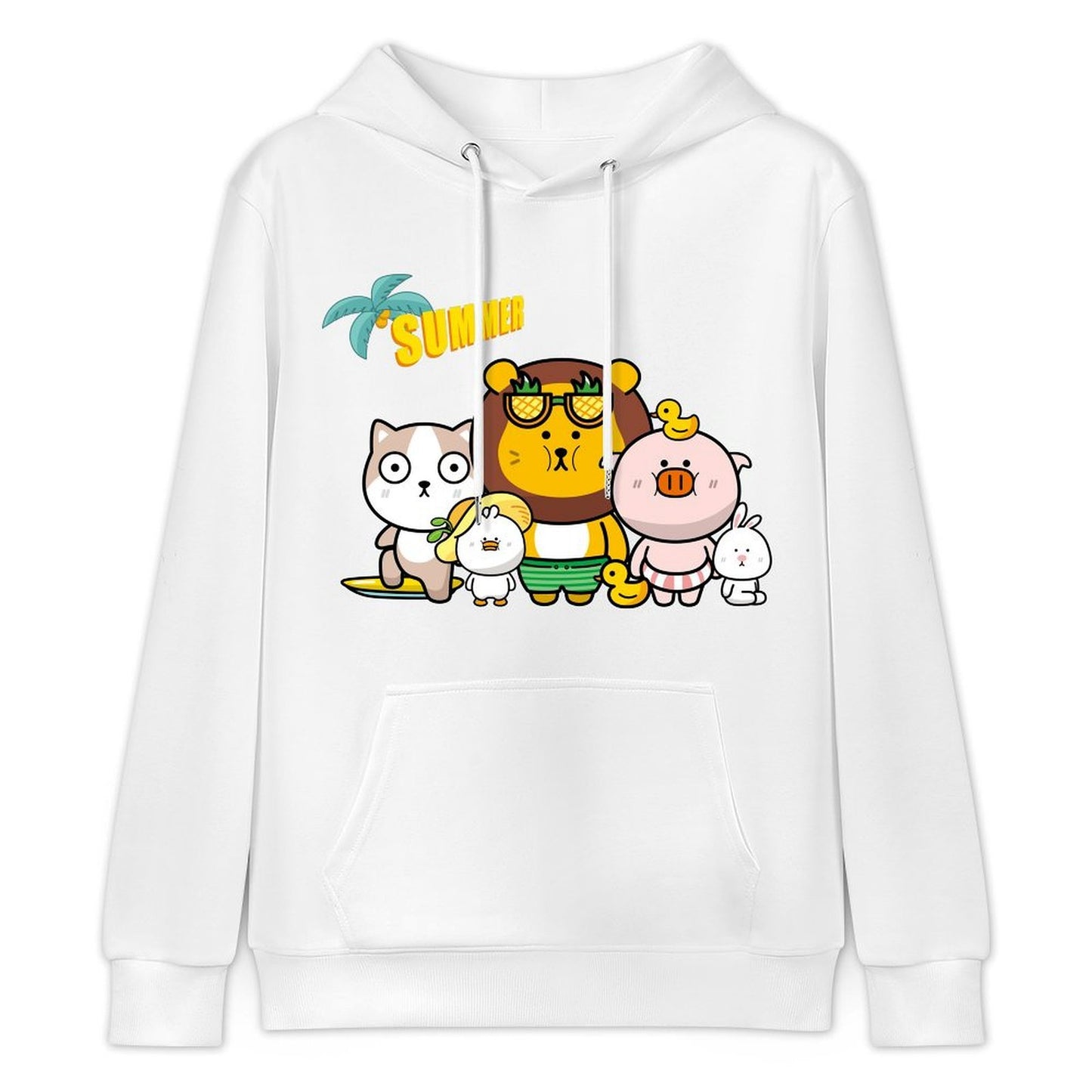 Sleek Fresh Front Graphic Hoodies