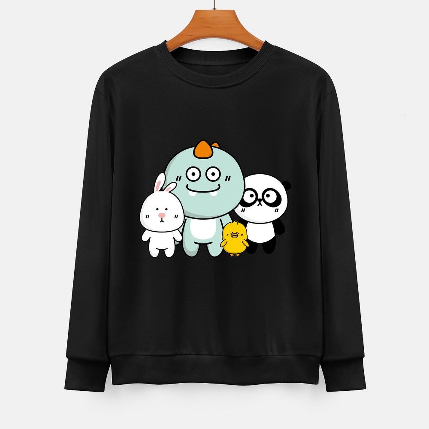 Front Patterned Long Sleeve TopStreetStyle Durable