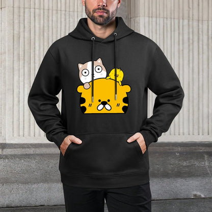 Eco-Conscious ClassicFit Front Graphic Hoodies