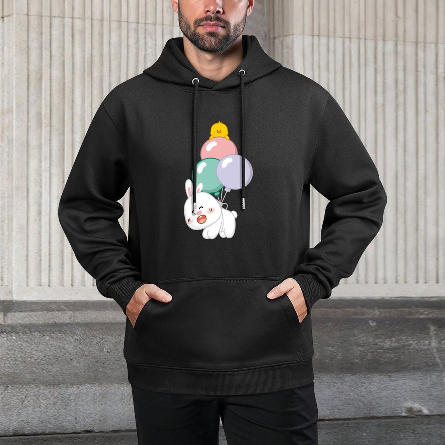 IPBR 250g Hooded Pocket Sweatshirt Front GraphicMen's Hooded  Sweatshirt4000835