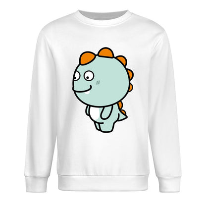 Front Patterned Long Sleeve TopRelaxed Fit Premium