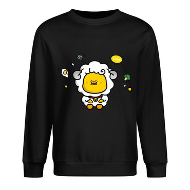 Front Patterned Long Sleeve TopHeat-Transfer Strong