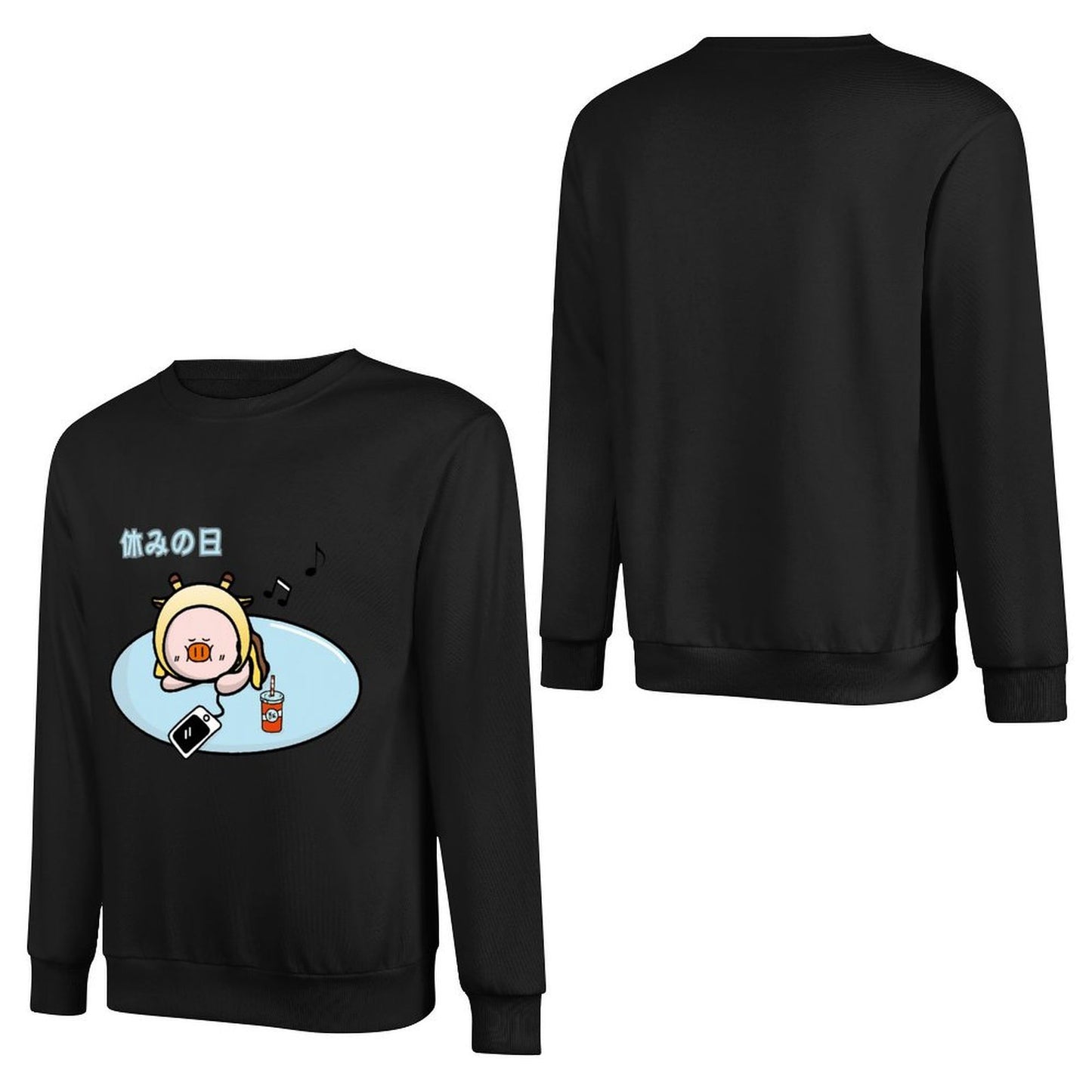 Front Patterned Long Sleeve TopBold AllSeason