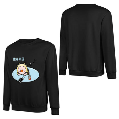 Front Patterned Long Sleeve TopBold AllSeason