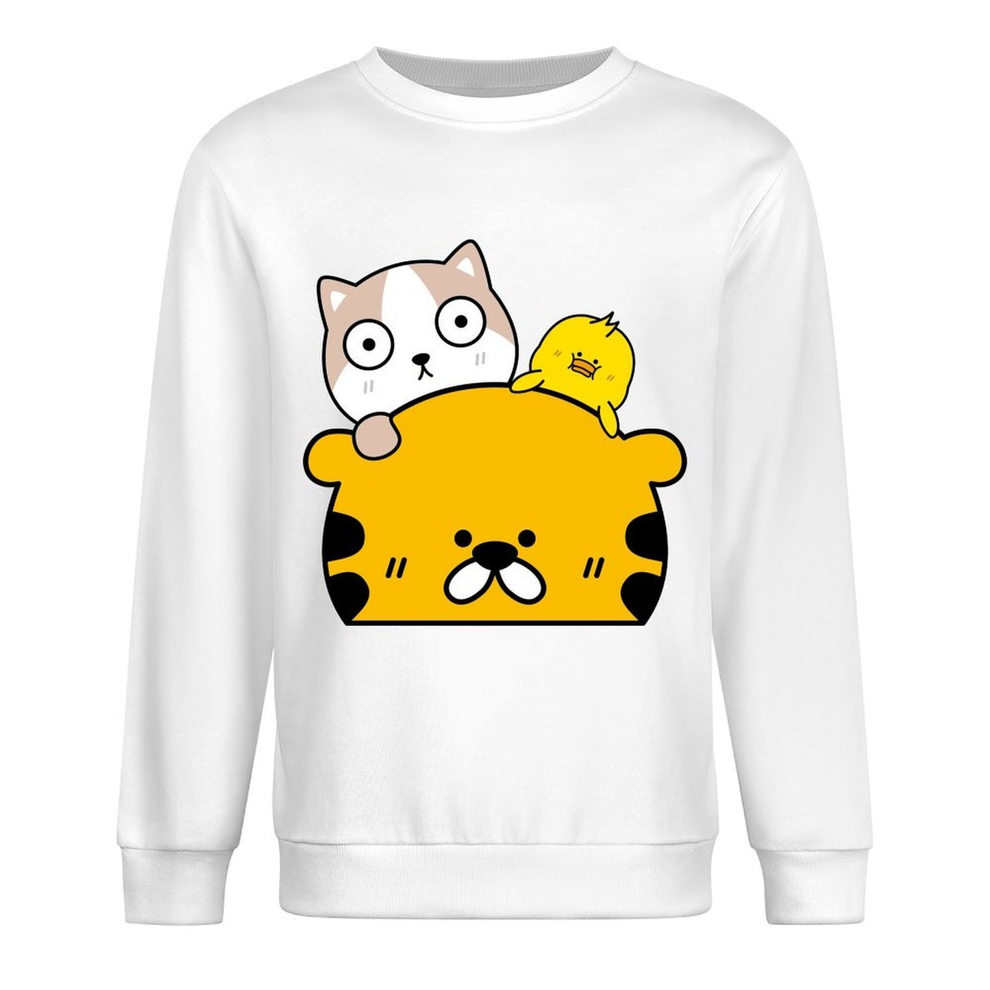 Front Patterned Long Sleeve TopActive EverydayComfort