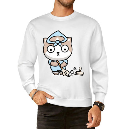 Front Patterned Long Sleeve TopEasy-Care PureStyle