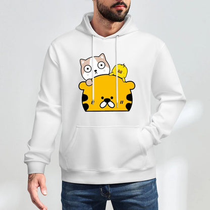 Eco-Conscious ClassicFit Front Graphic Hoodies