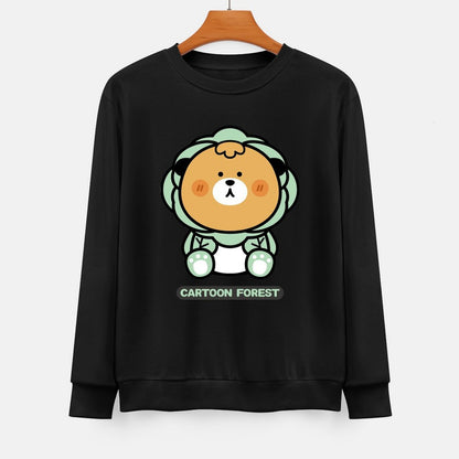  Front Patterned Long Sleeve TopShrink-Resistant Fundraising