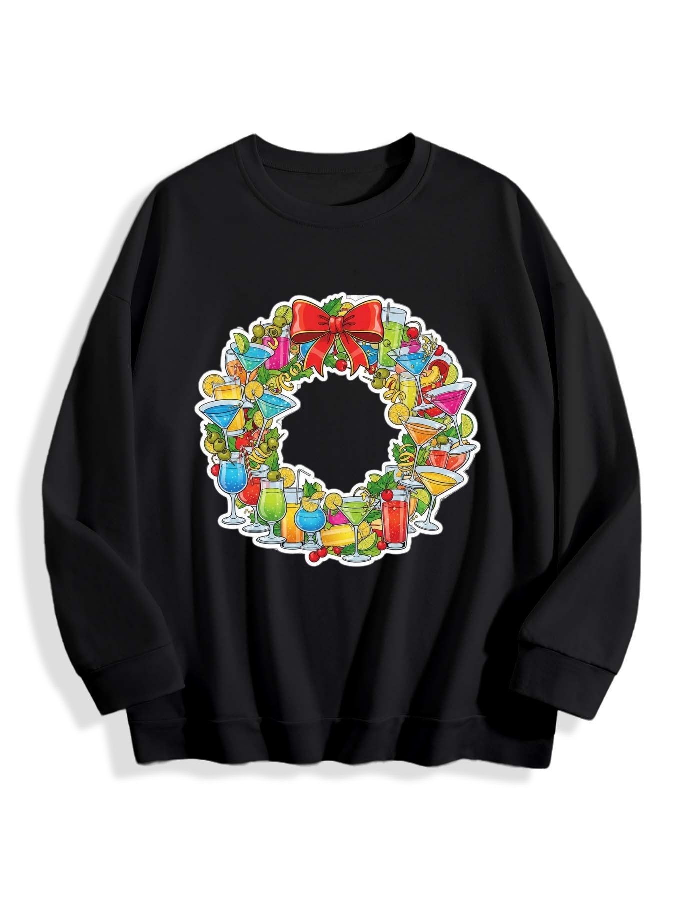 Customized Christmas-themed hoodies wreath