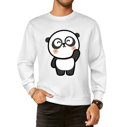 Front Patterned Long Sleeve TopPure Fade-Resistant