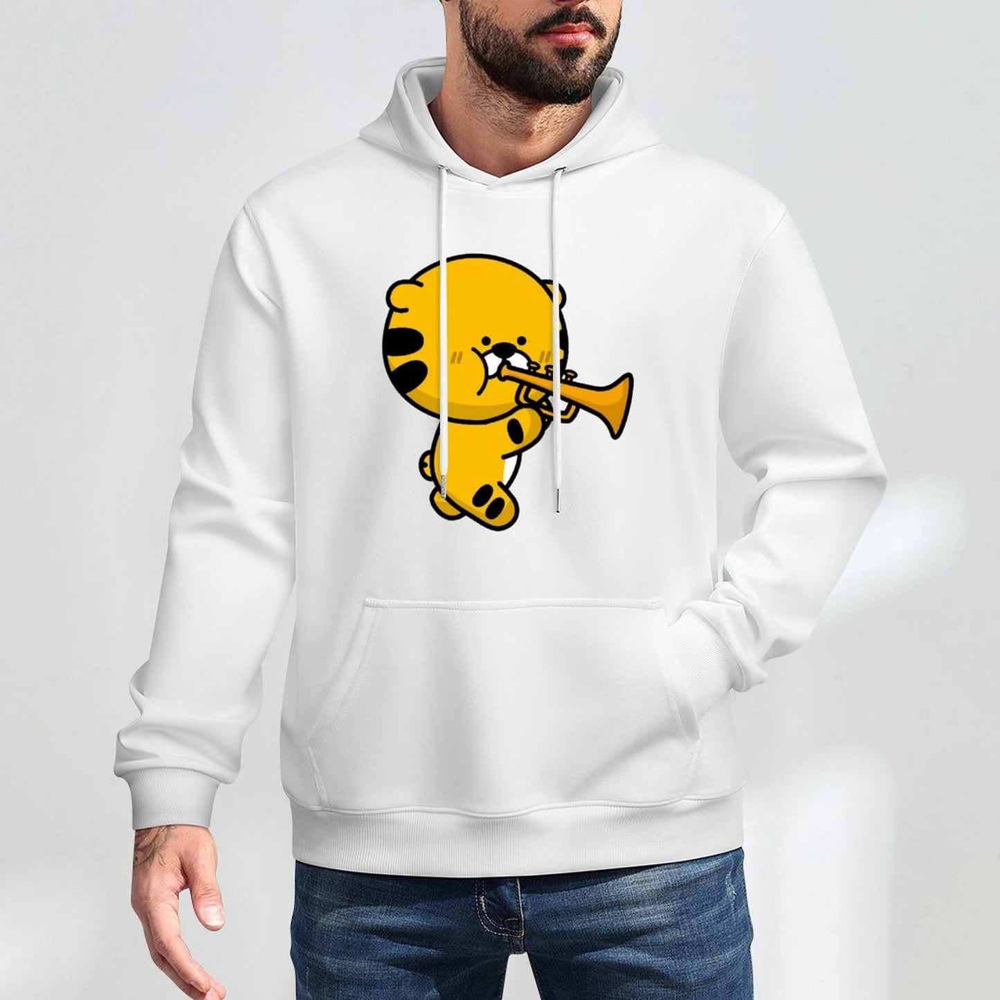 Seamless Promotional Front Graphic Hoodies