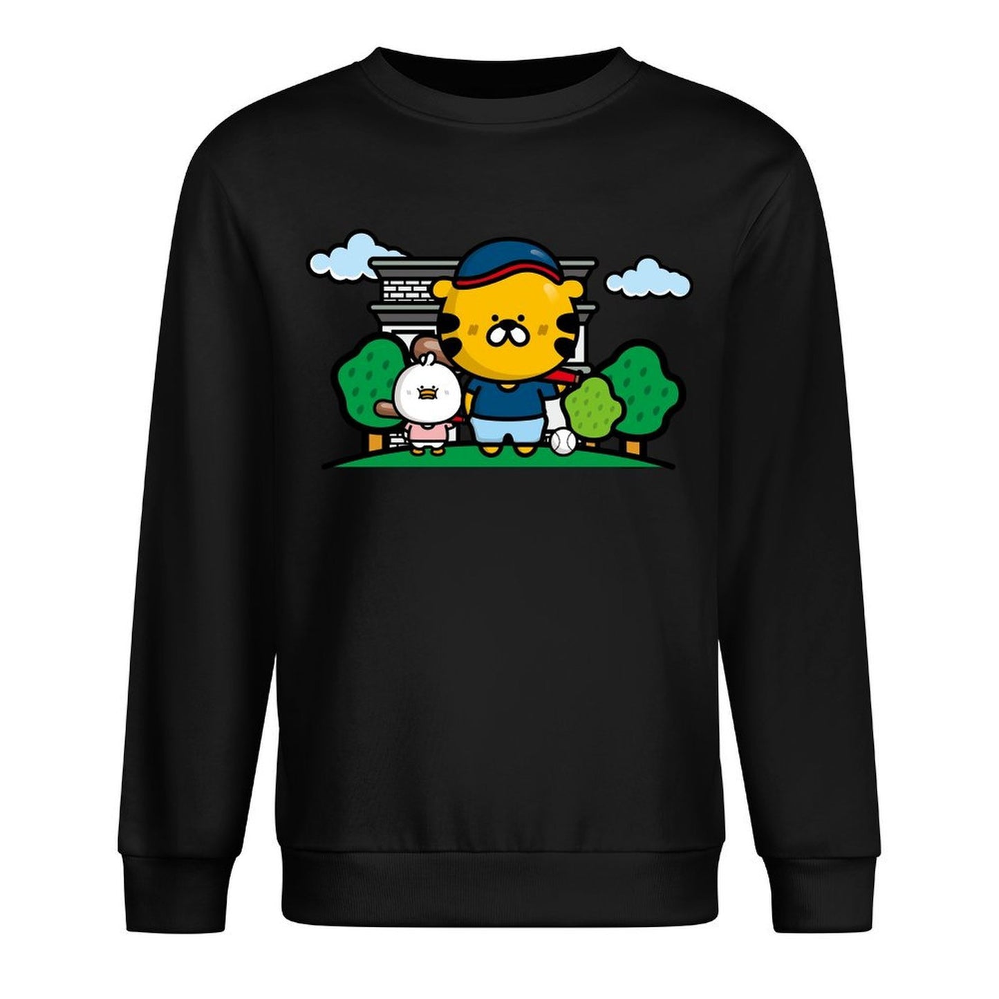 IPBR 250g Crew Neck Long Sleeve Sweatshirt Front GraphicCrew Neck Long Sleeve Sweatshirt4001143