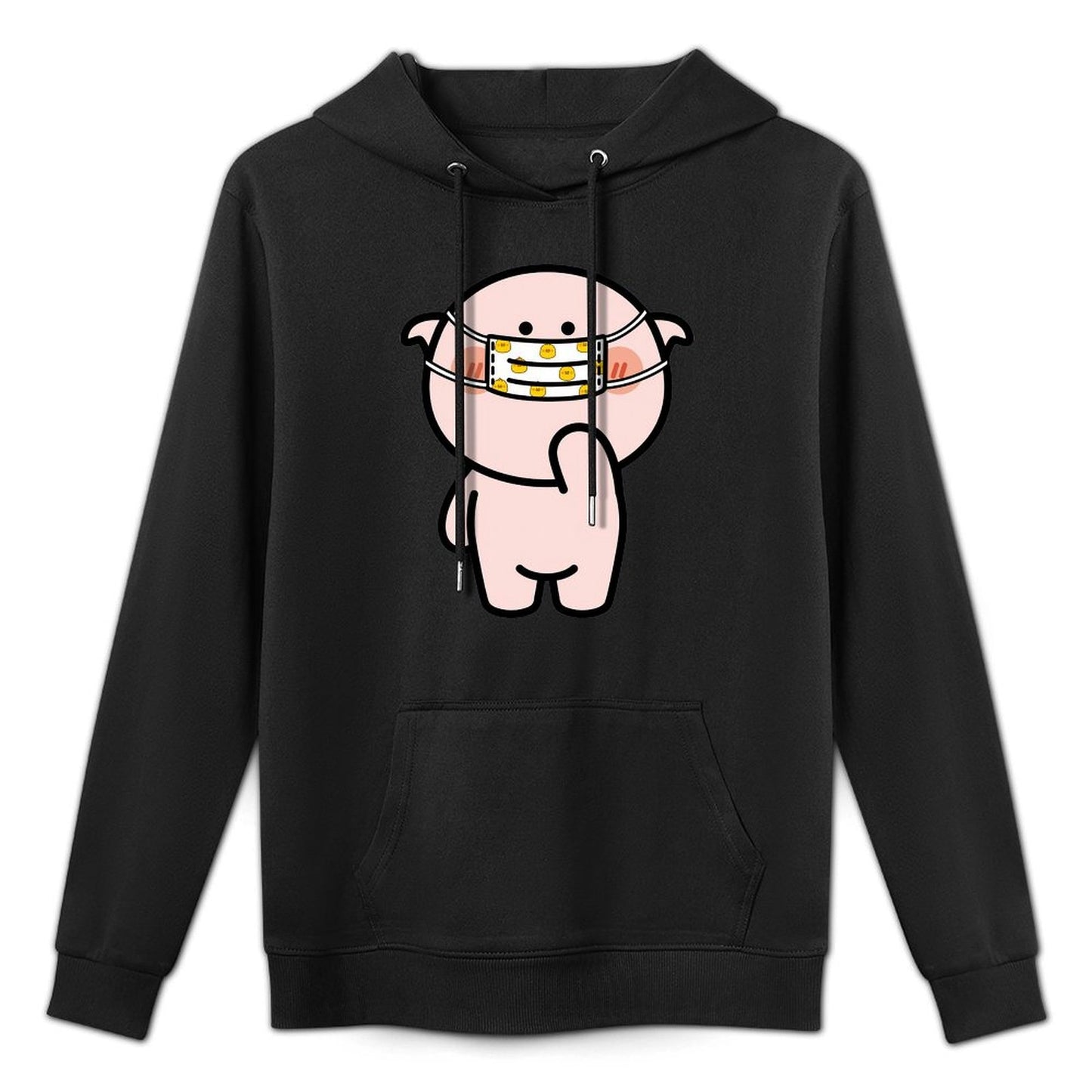 Crisp Print Midweight Front Graphic Hoodies