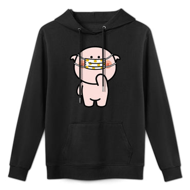 Crisp Print Midweight Front Graphic Hoodies