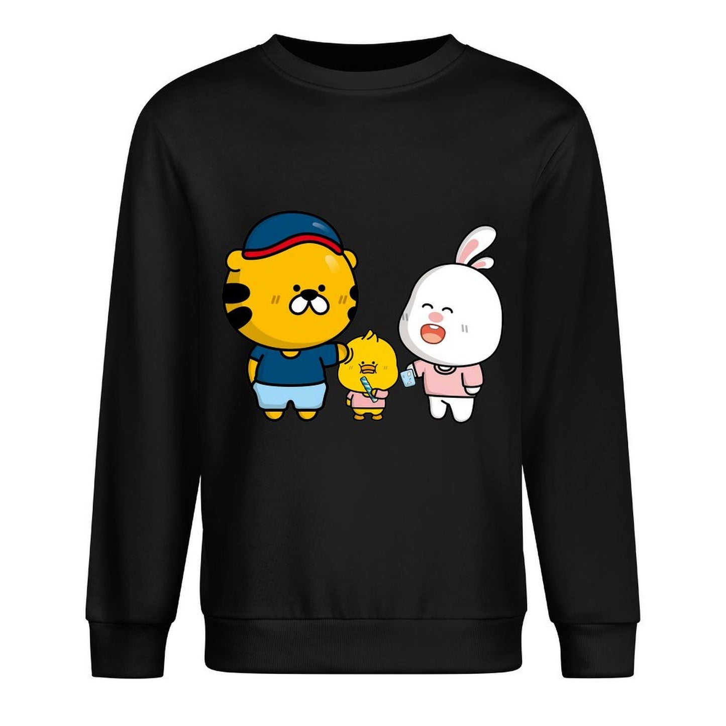 Front Patterned Long Sleeve Top100% Cotton ComfortLine