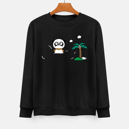 Front Patterned Long Sleeve TopUltra Durable Minimal