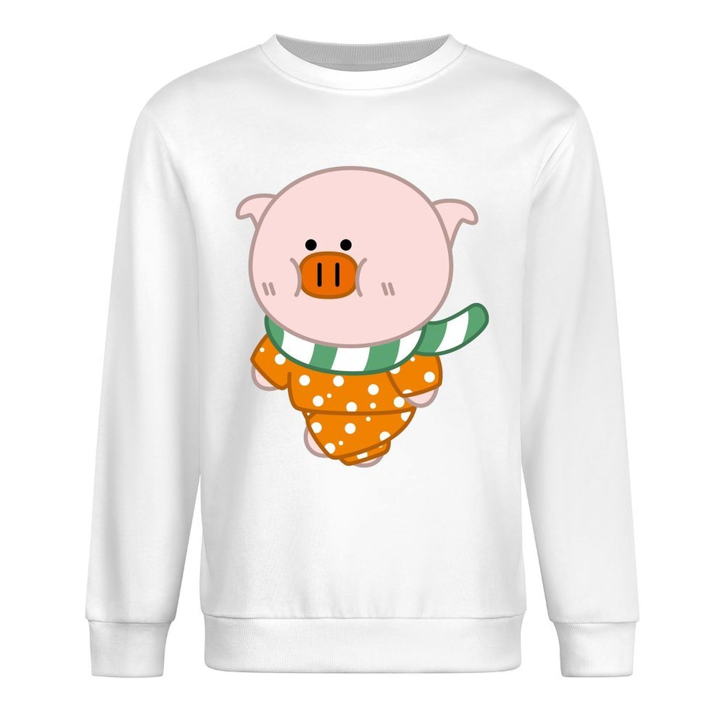 Front Patterned Long Sleeve TopVintage ClassicSeries