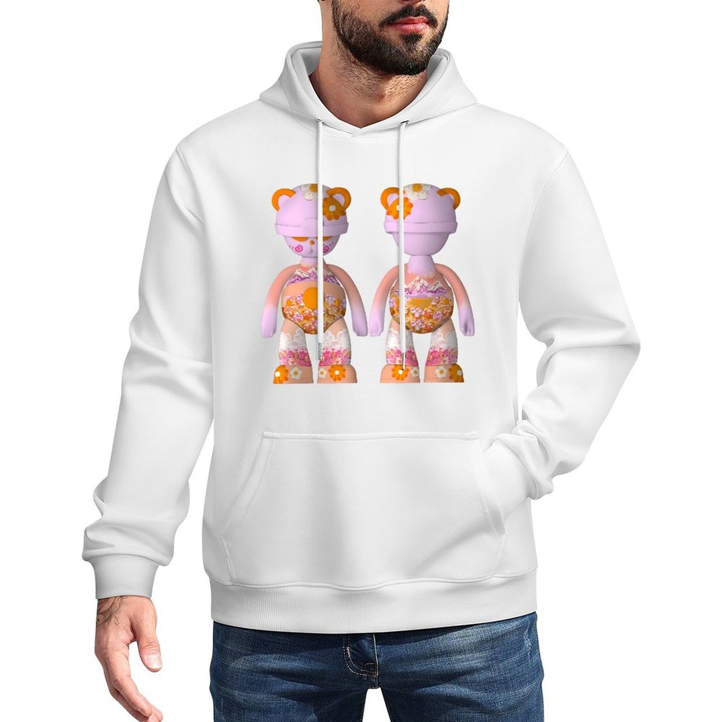 IPIB 250g Hooded Pocket Sweatshirt Front GraphicMen's Hooded  Sweatshirt6000080-6