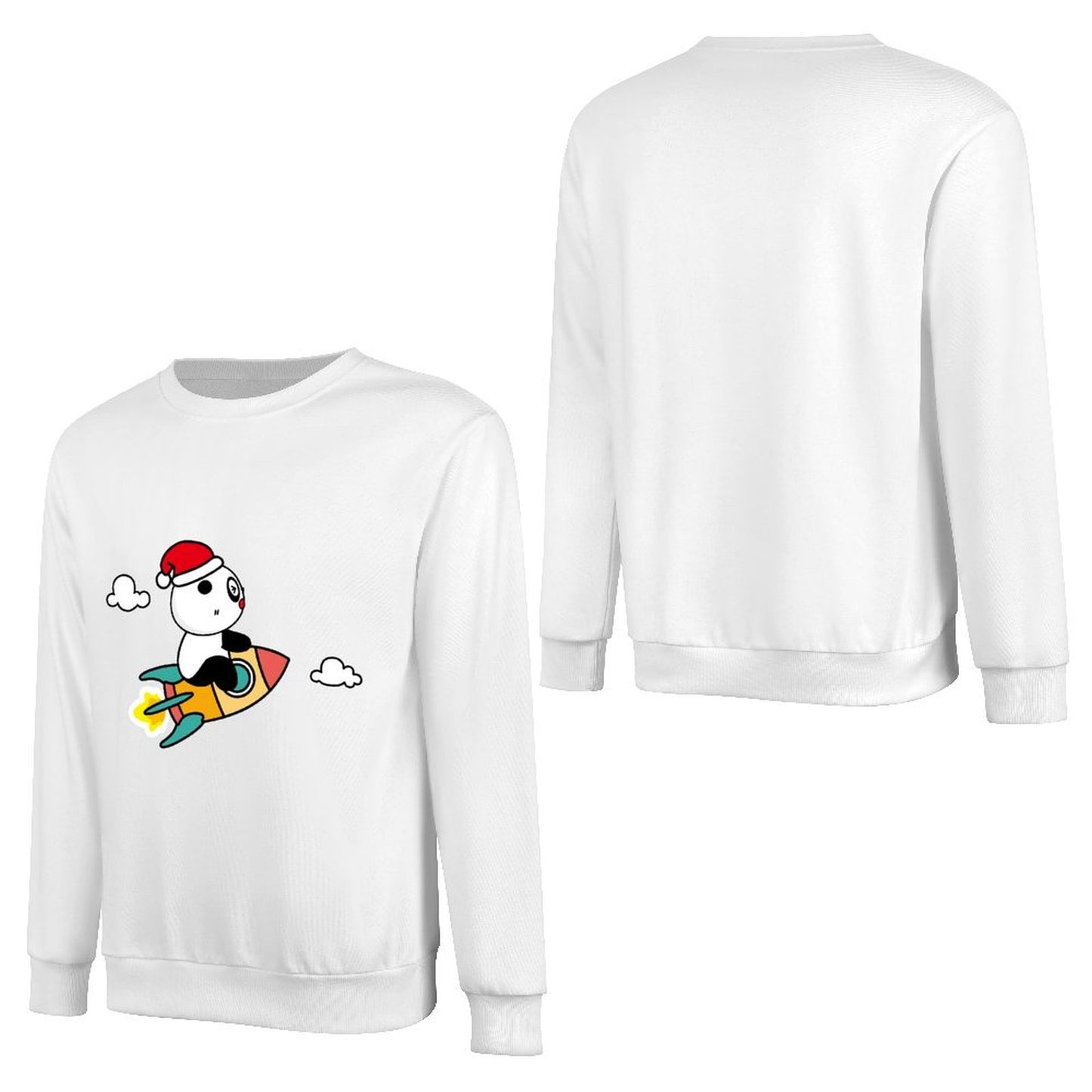 Front Patterned Long Sleeve TopSimple Breathable