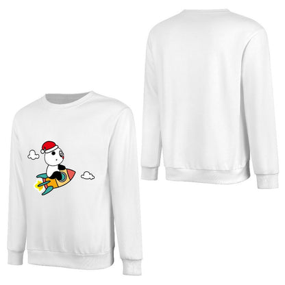 Front Patterned Long Sleeve TopSimple Breathable