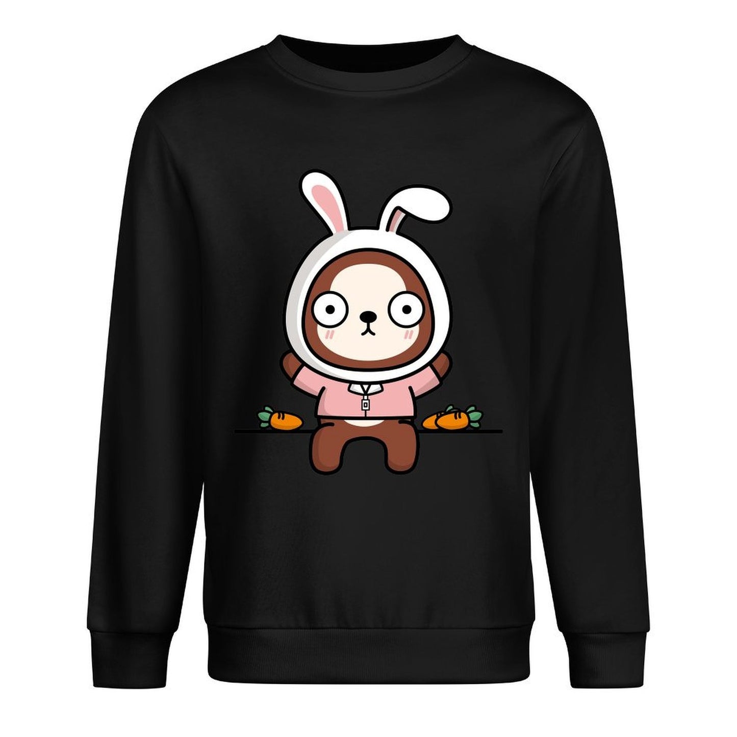 Front Patterned Long Sleeve TopRelaxFit YearRound