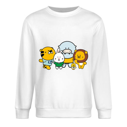 Front Patterned Long Sleeve TopEverydayWear Unisex