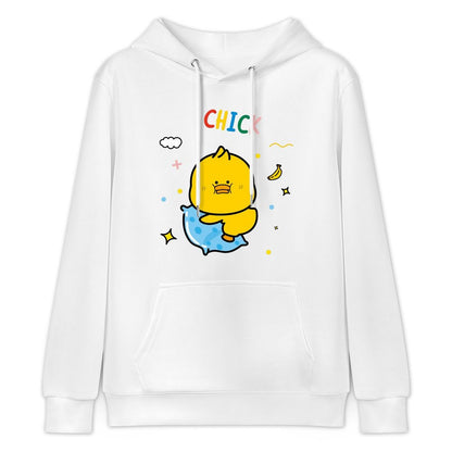 Print-Ready Relaxed Front Graphic Hoodies