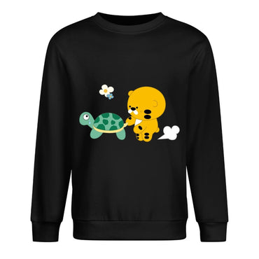 Front Patterned Long Sleeve TopWrinkle-Free High-Quality