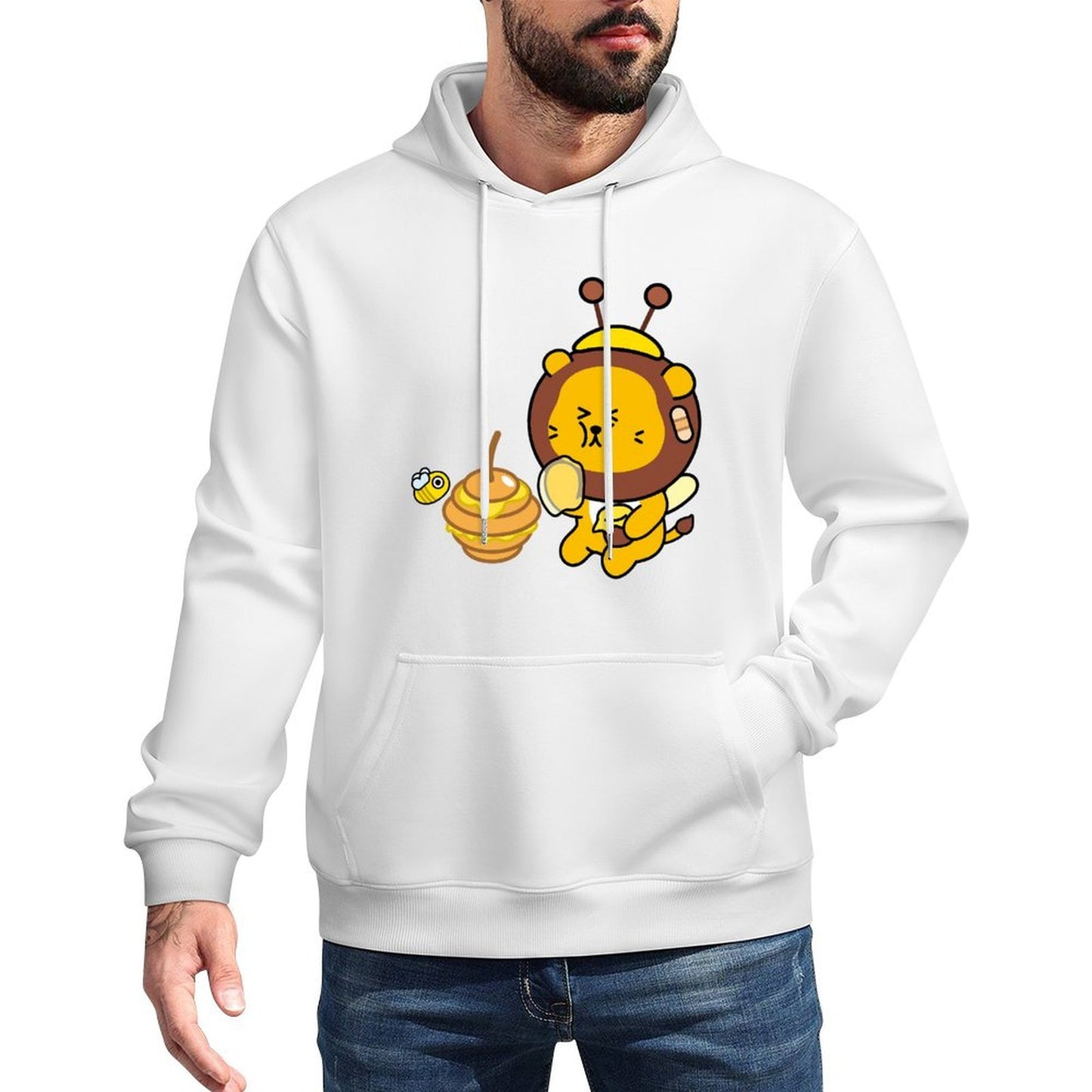 IPBR 250g Hooded Pocket Sweatshirt Front GraphicMen's Hooded  Sweatshirt4000868