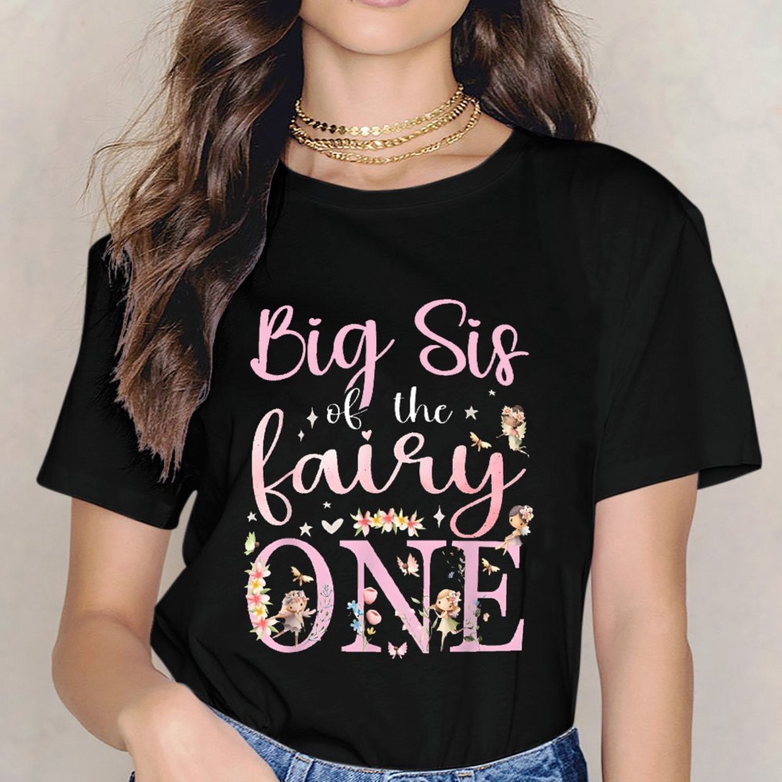 inkmay-casual-cotton-t-shirt-big-sis-fairy-one-pattern-print-unisex-t-shirt