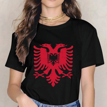 Inkmay Casual  Cotton T-shirt Solid Red Background No Patterns Unisex T-shirtSoftTouch Chill T-Shirt