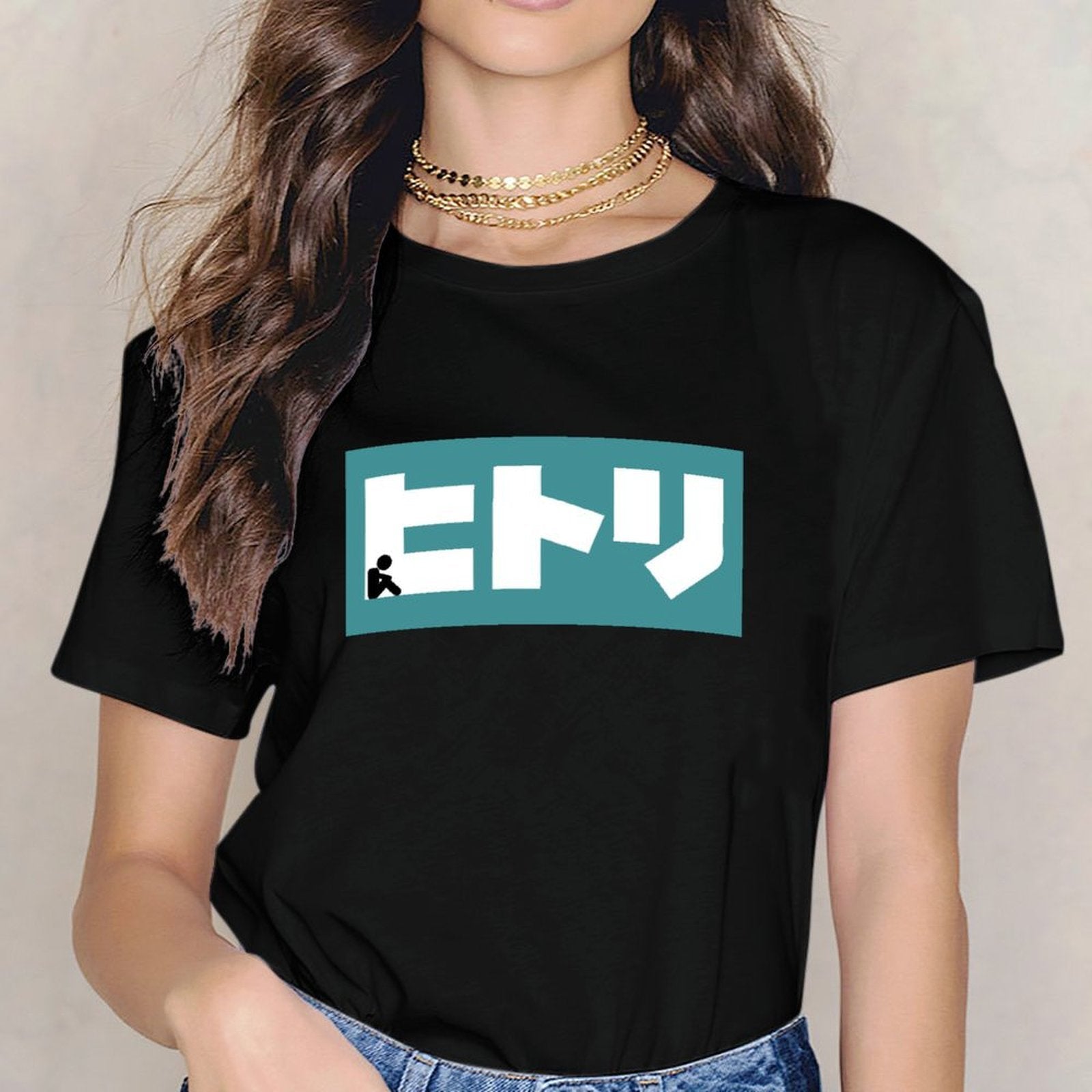 Inkmay Casual Cotton T-shirt Capitalized First Word Pattern Prints Design Unisex T-shirtBasicSeries PremiumSeries T-Shirt