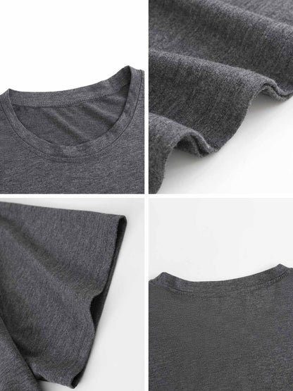 Customizable Front Design Women's Short Sleeve Dark Gray