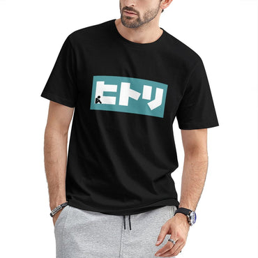 Inkmay Casual Cotton T-shirt Capitalized First Word Pattern Prints Design Unisex T-shirtBasicSeries PremiumSeries T-Shirt
