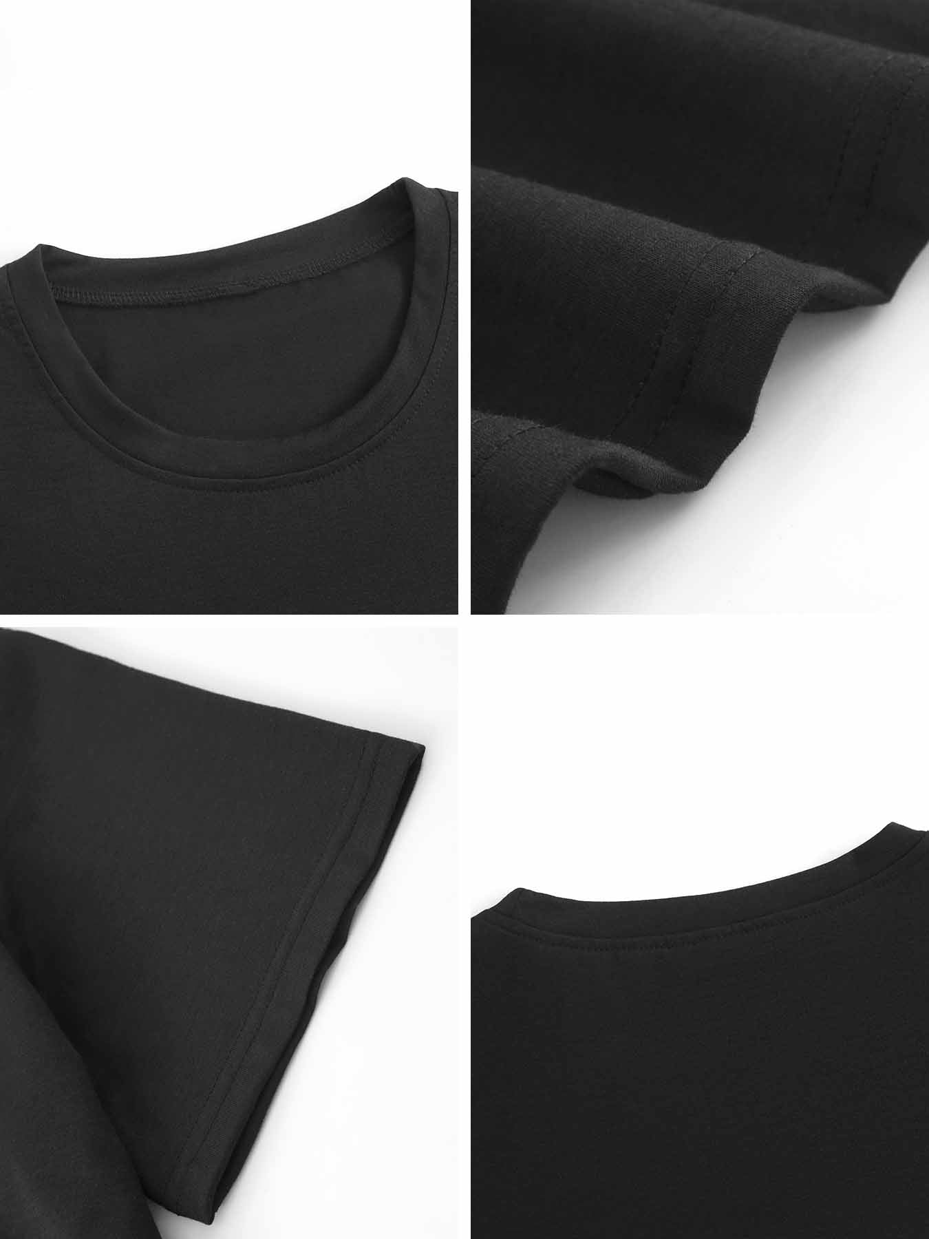 Customizable Front Design Women's Short-Sleeve Black