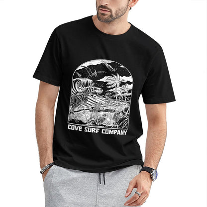 Inkmay Casual Cotton T-shirt Unisex T-shirtSharp Long Lasting T-Shirt