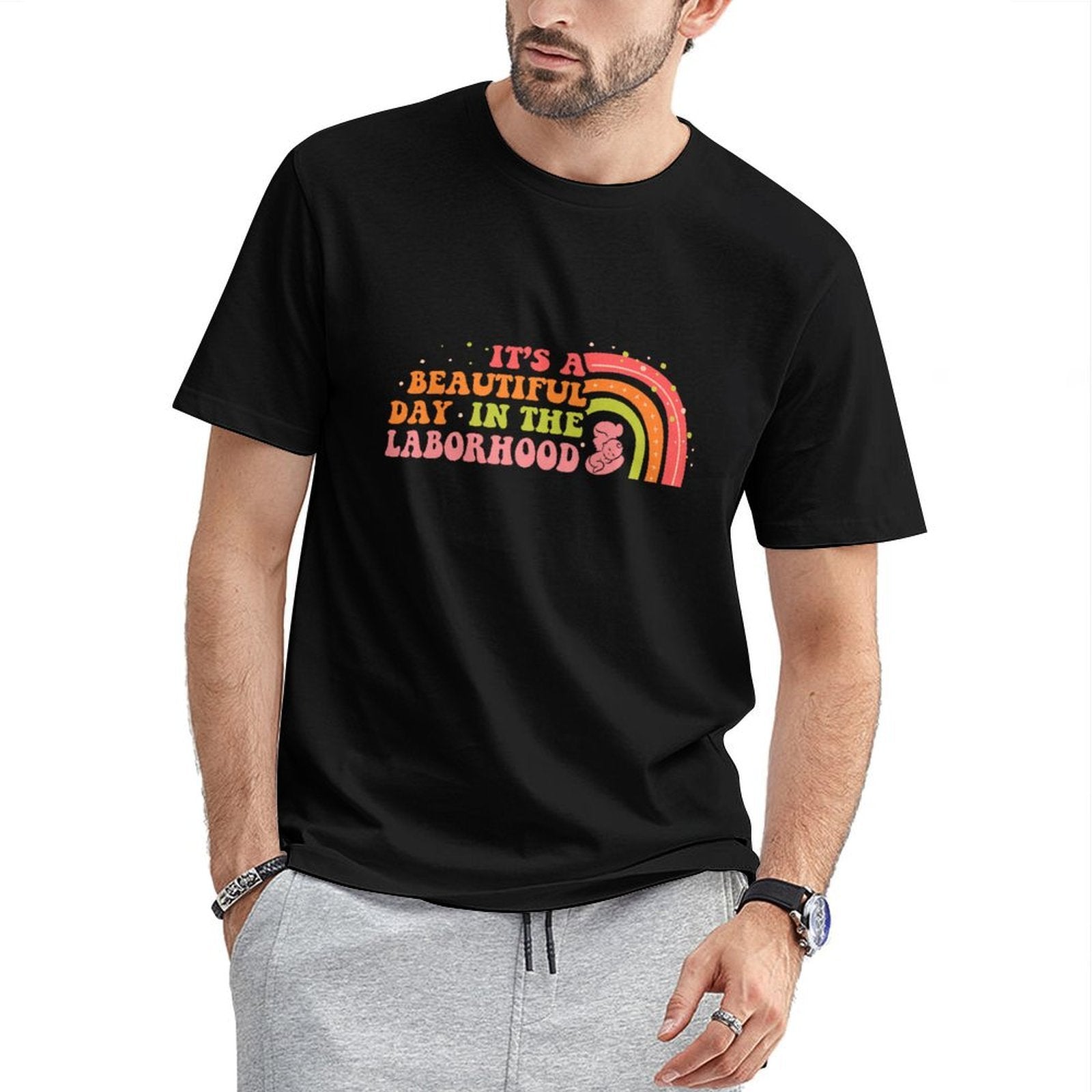 inkmay-casual-cotton-t-shirt-colorful-abstract-design-with-swirls-and-unisex-t-shirt