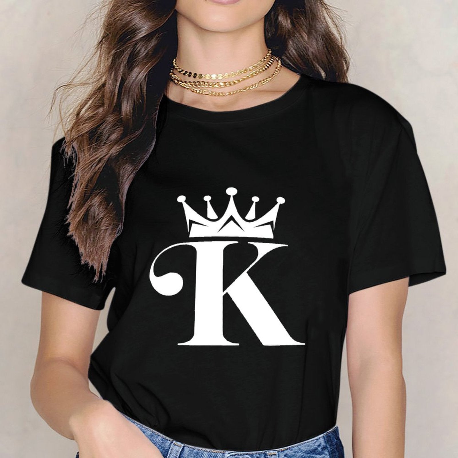 Inkmay Casual Cotton T-shirt Unisex T-shirtClassic Fit Lightweight T-Shirt