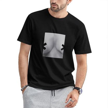 Inkmay Casual Cotton T-shirt Abstract Legs With Black Shadows Unisex T-shirtActiveStyle Print-Ready T-Shirt