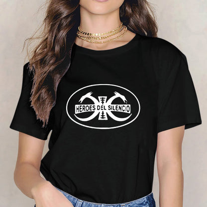 Inkmay Casual Cotton T-shirt White Background With No Patterns Unisex T-shirtBasicSeries Midweight T-Shirt