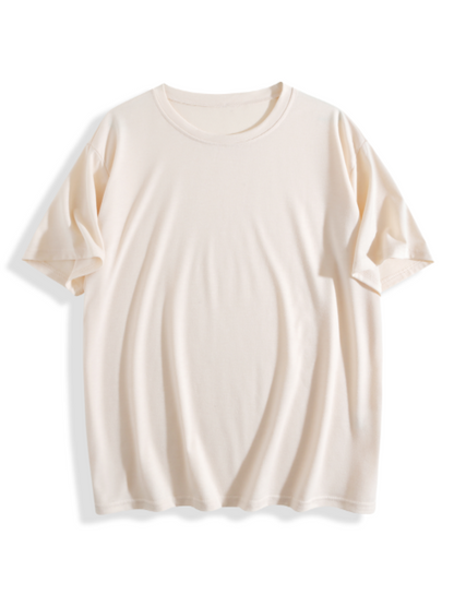 Customizable Front Design Women's Short-Sleeve Beige