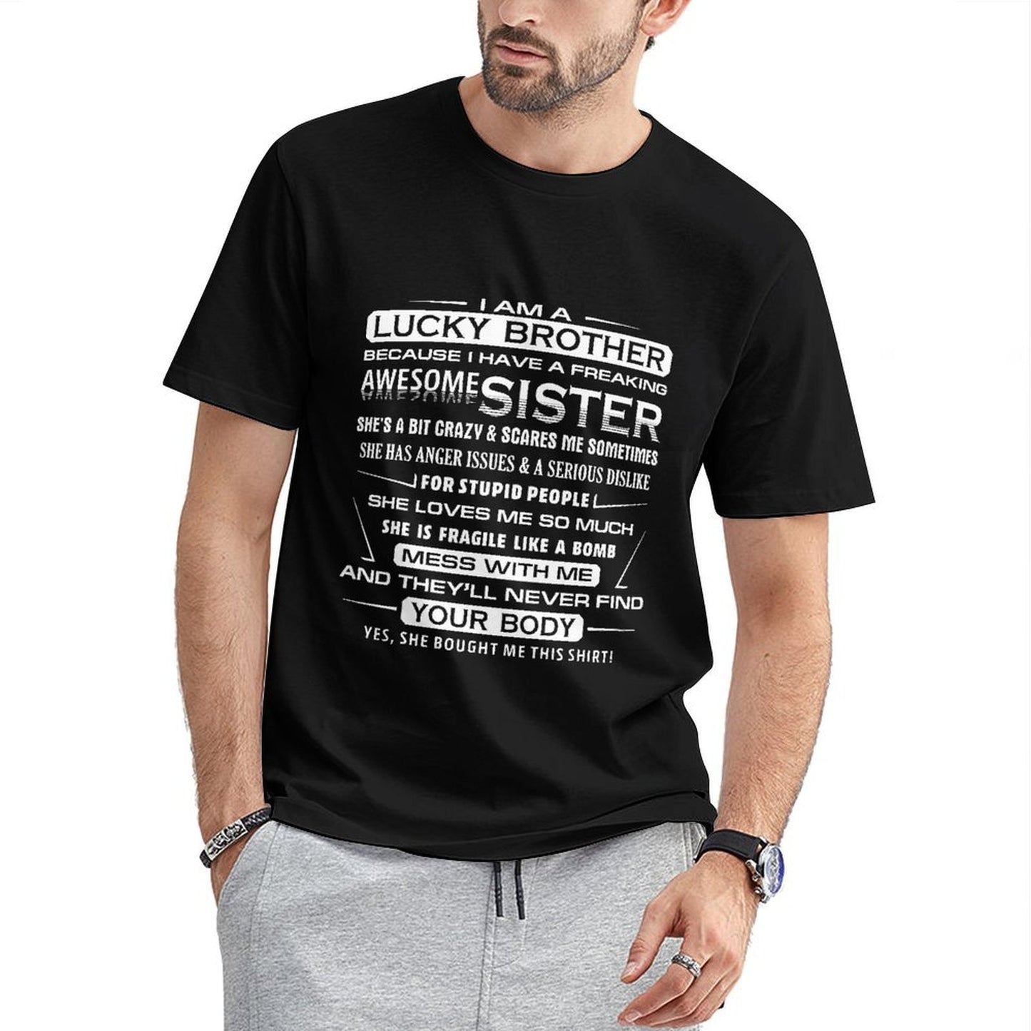 Inkmay Casual Cotton T-shirt Unisex T-shirtMen¡¯s / Women¡¯s / Youth Clean Edges T-Shirt