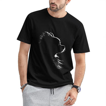 Inkmay Casual Cotton T-shirt Unisex T-shirtHeavyweight AllSeason T-Shirt