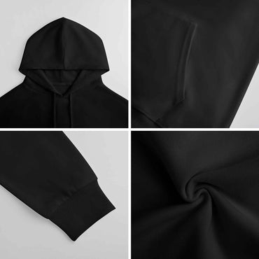 Inlex bear hooded pocket sweatshirt with back detailMinimal Eco / SustainableHoodie