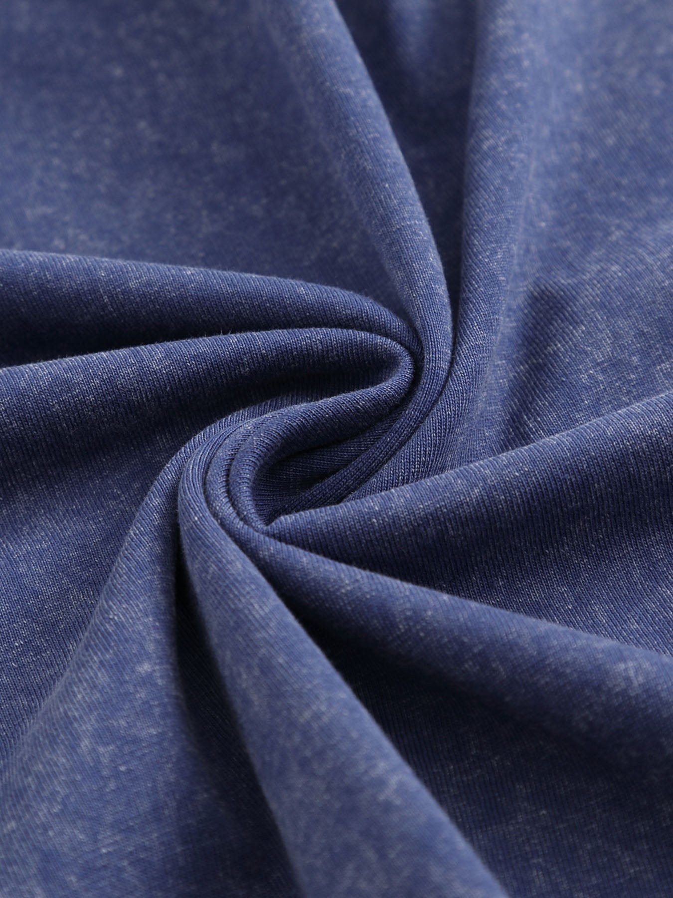 230gsm Heat Transfer Canvas Cotton Pre-washed T-shirt, Front Panel Print, Ice Blue