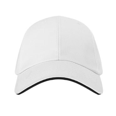 Custom white sandwich baseball cap