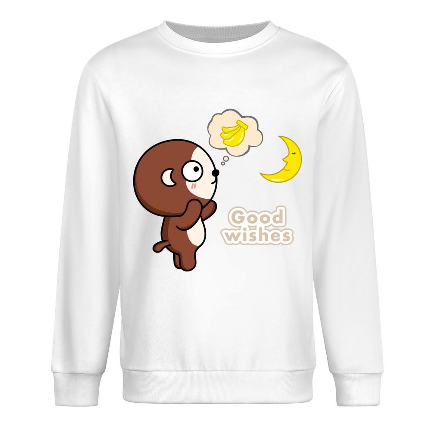 Front Patterned Long Sleeve TopEco-Conscious PureStyle