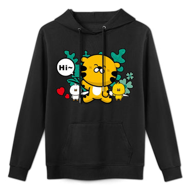 EasyWear Solid Front Graphic Hoodies