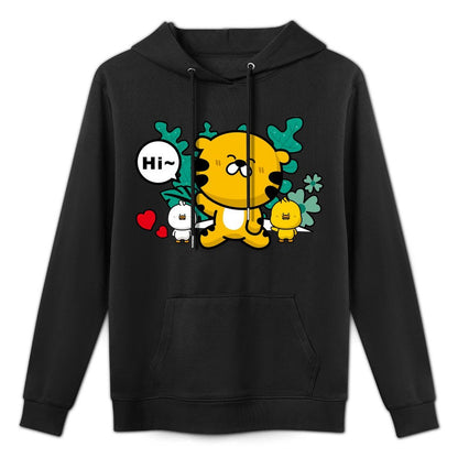 EasyWear Solid Front Graphic Hoodies